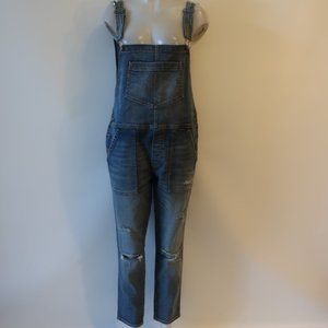 Womens D-ID Coachella Denim Blue Overalls Jeans M*